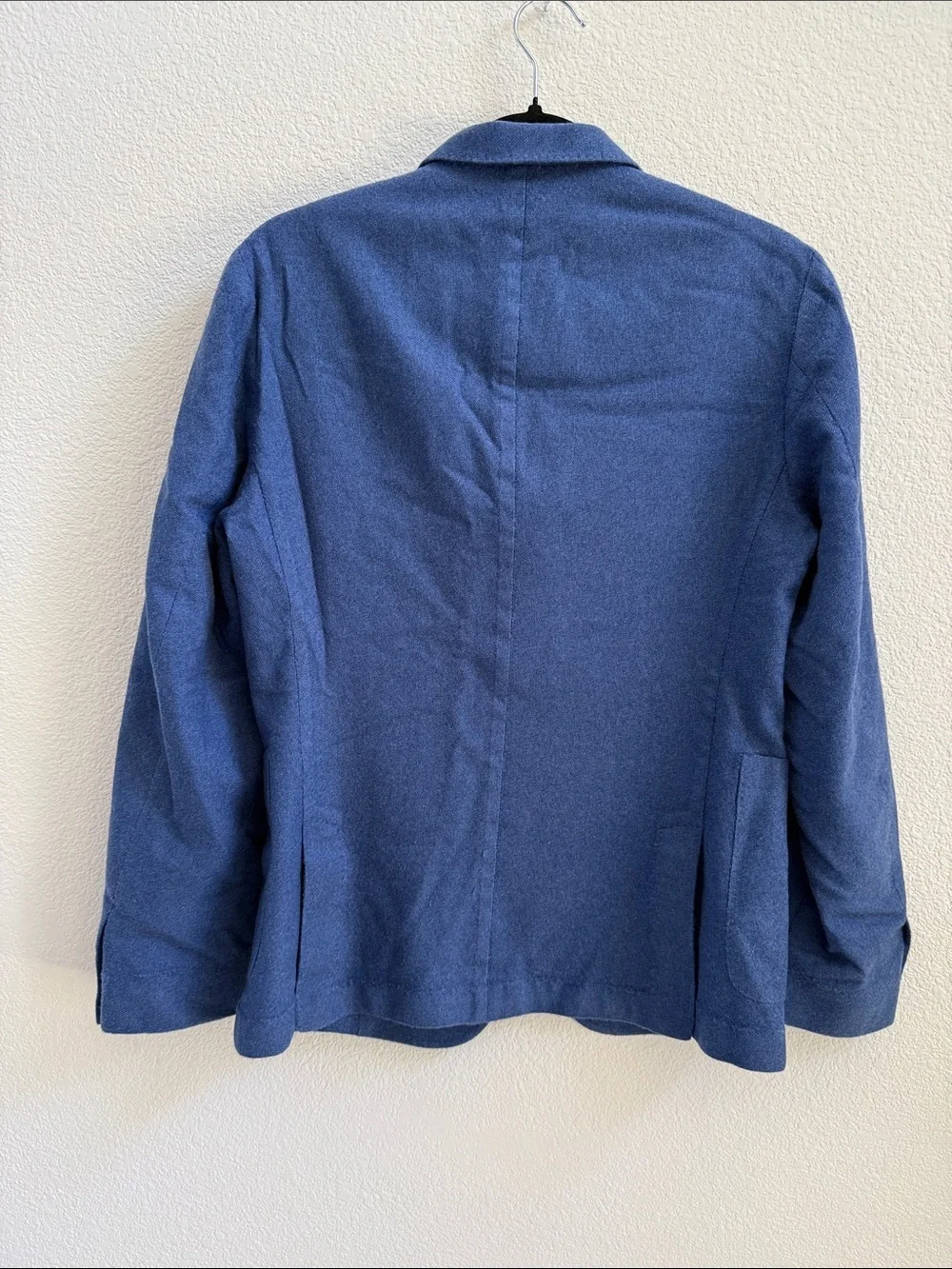 Hugo Boss Mens Blazer 38R Blue Virgin Wool Sport Coat Classic Fit Jacket